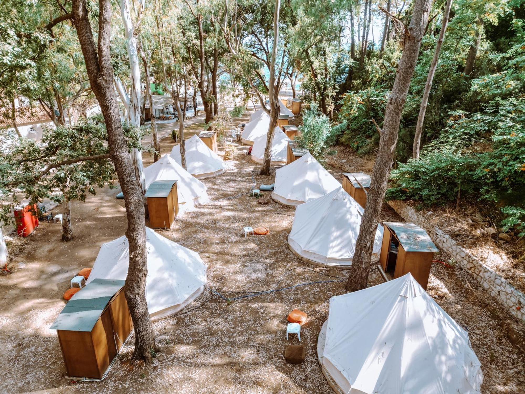 Burano Camping Beach-Bar Nea Thesi Exterior foto